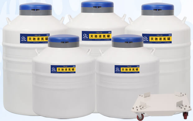 大口徑液氮生物容器都帶花盤么？